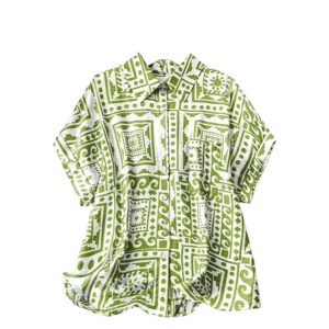 Gufrina Women's Polyester Shirt with Pocket Half Raglan Sleeves